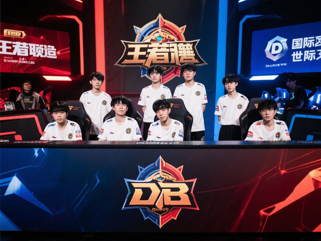 DB电竞战队作为中国王者荣耀职业联赛中的顶尖队伍，