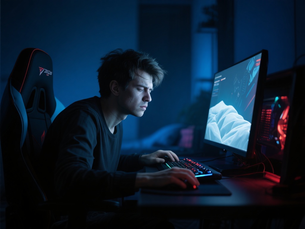 深夜请温柔善待自己，DB电竞陪你入梦晚安